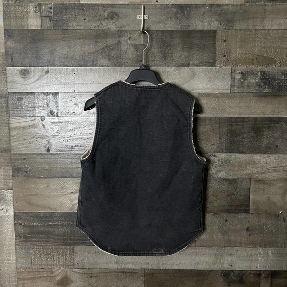 SOLD Carhartt VTG USA Duck Sherpa Vest Medium - Picture 2 of 4
